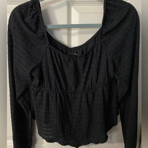 Large black blouse